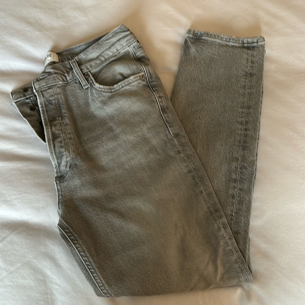 AGOLDE grey jeans